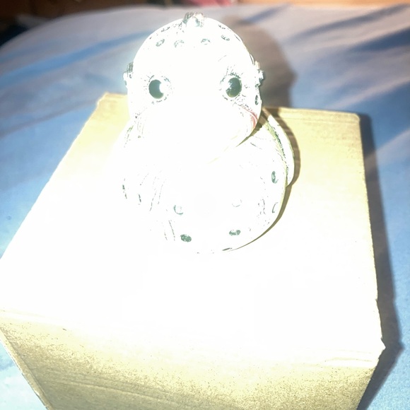 Other - Jason Friday the 13th Duck Figurine - White with Black Eyes Resin